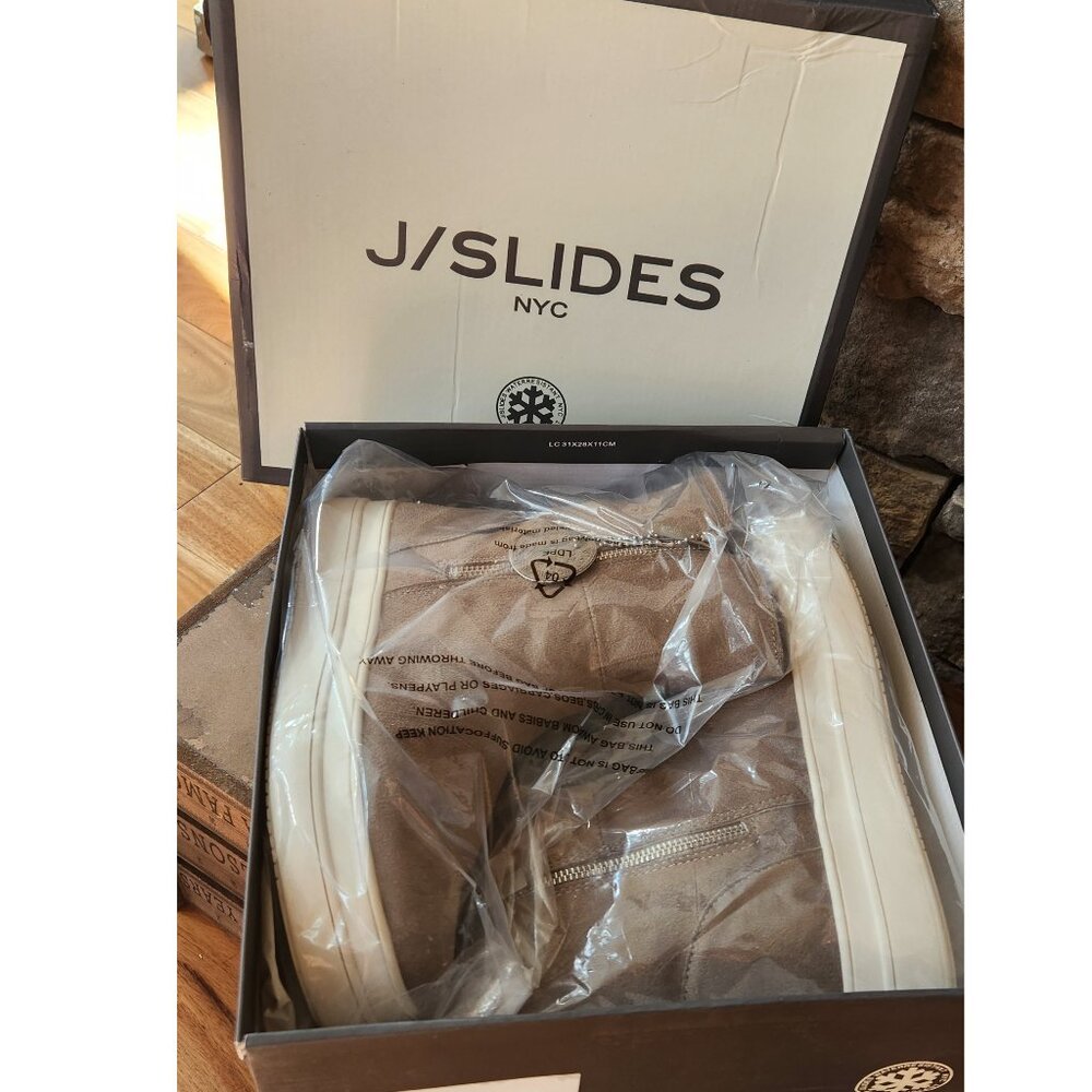 J Slides Suede Truly Waterproof